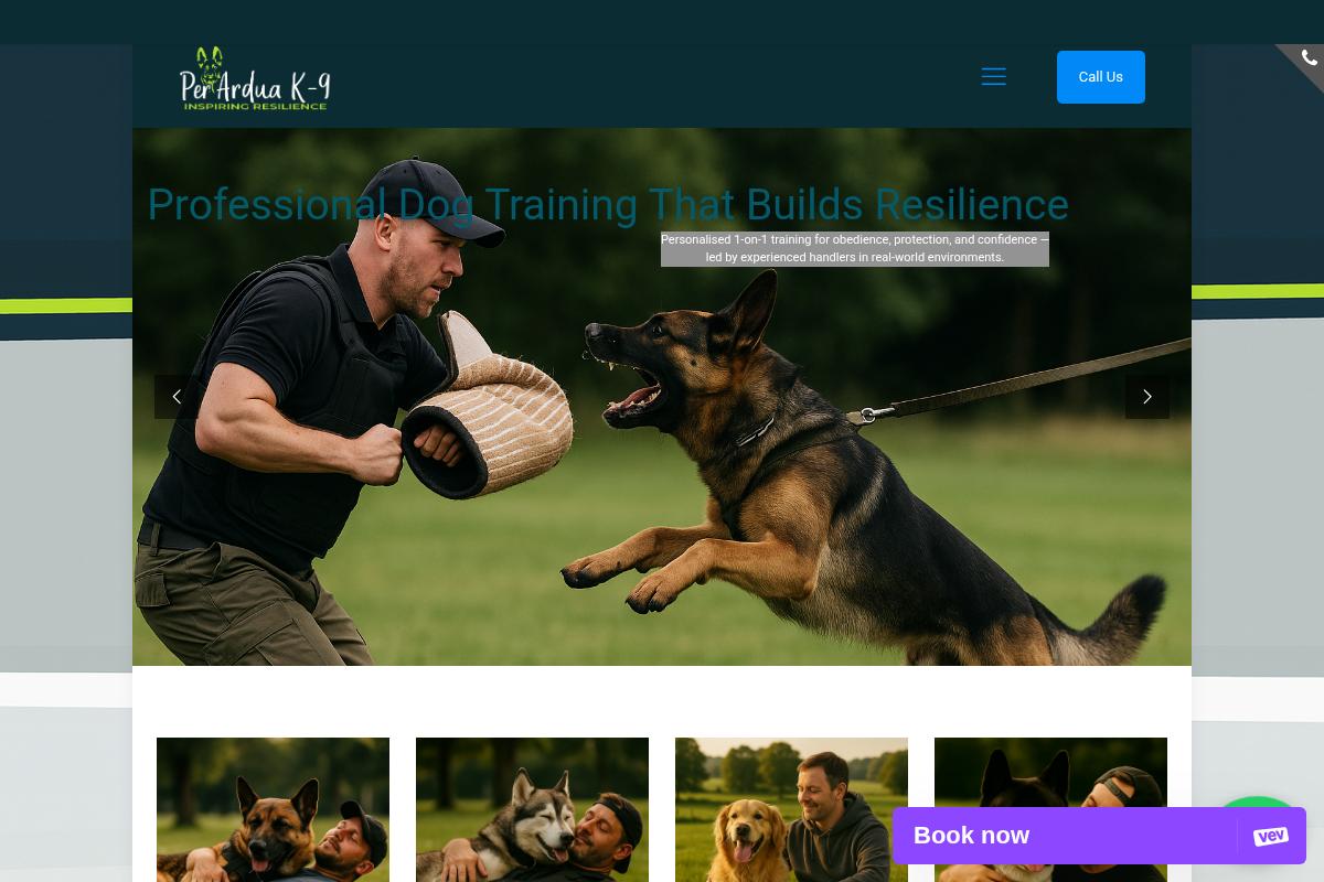 Homepage preview of Per Ardua K9